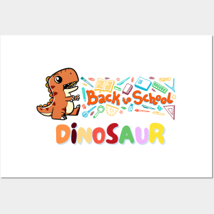 Back To School Dinosaurs Posters and Art